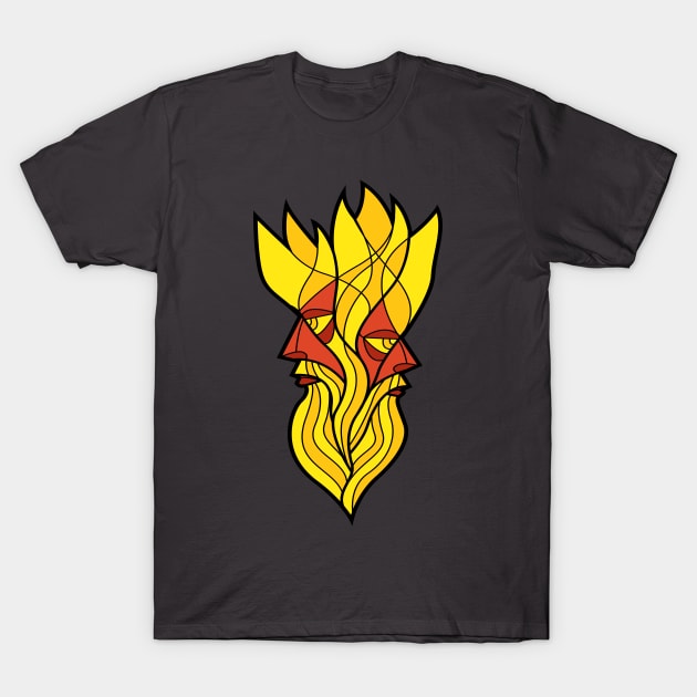 Agni-God of Fire T-Shirt by artofkarthik